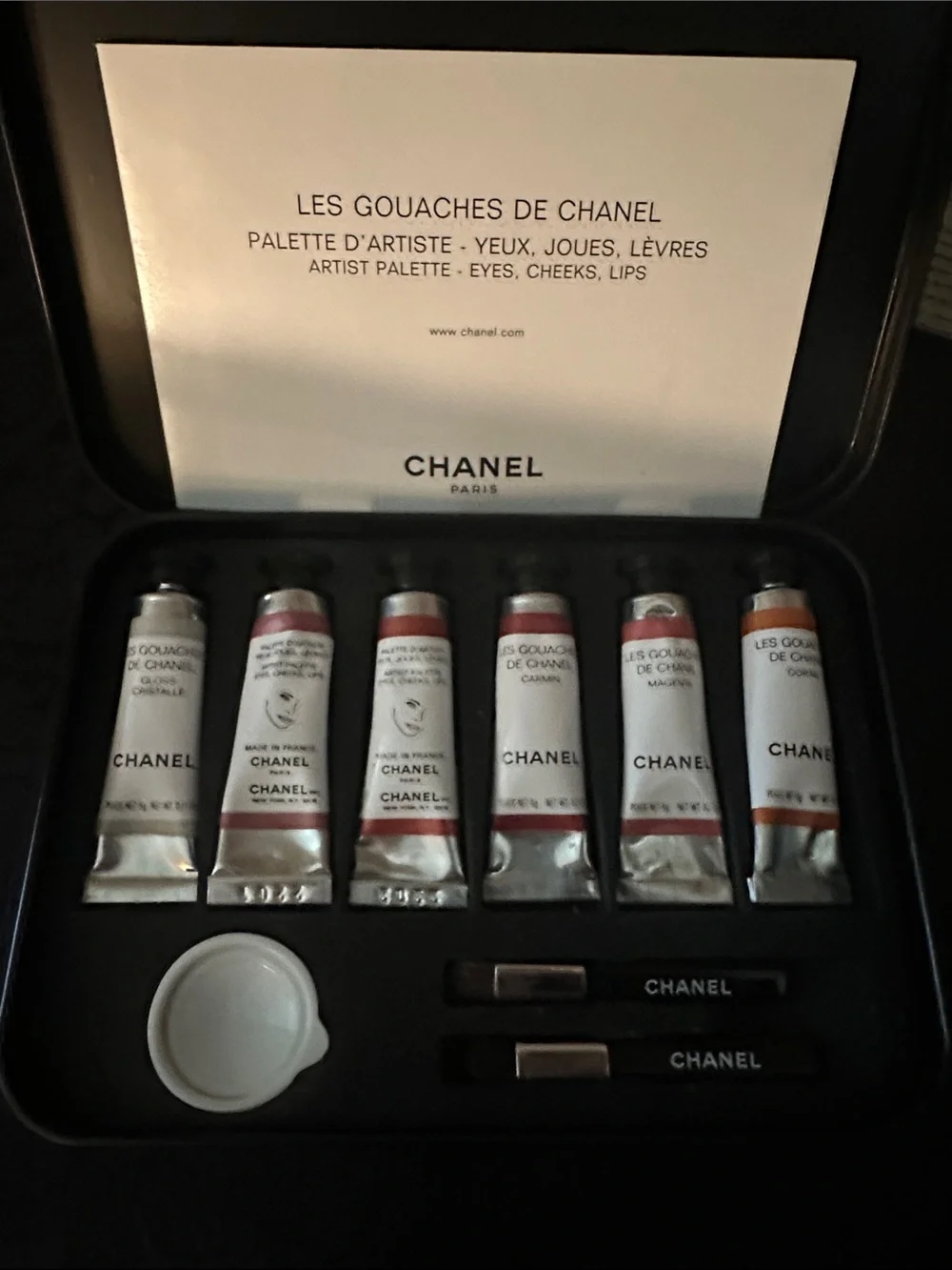 Chanel lip color palette